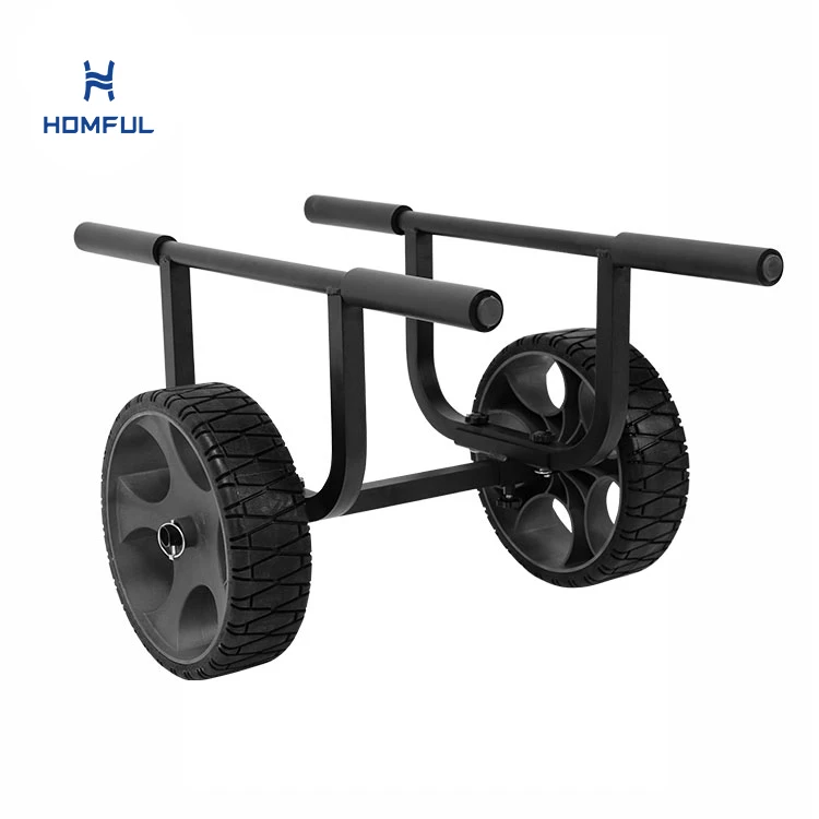 

HOMFUL Unload Carrier Kayak Canoe Wheel Trolley Trailer Beach Kayak