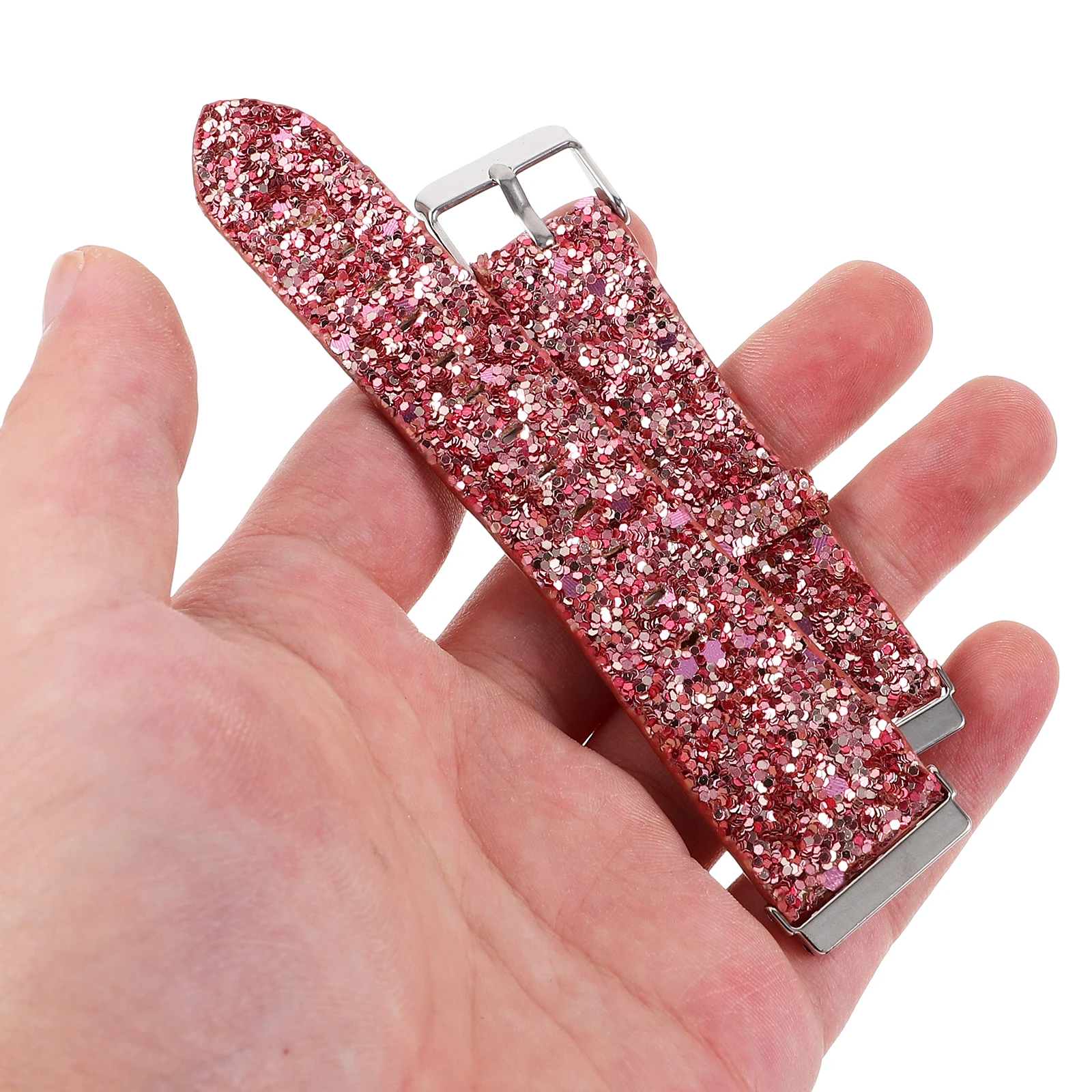 

Glitter Watch Strap Watchband Replacement For 2 Se Durable Pu Wristband Gift For Birthday Wedding Christmas