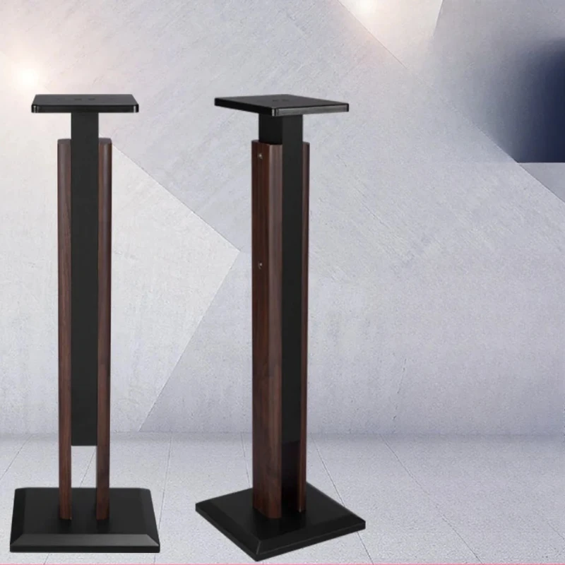 

Подставка для динамика из цельного дерева, напольная HIFI книжная полка, аудиостойка, регулируемый держатель для звукового оборудования, крепление для динамика объемного звучания HiFi