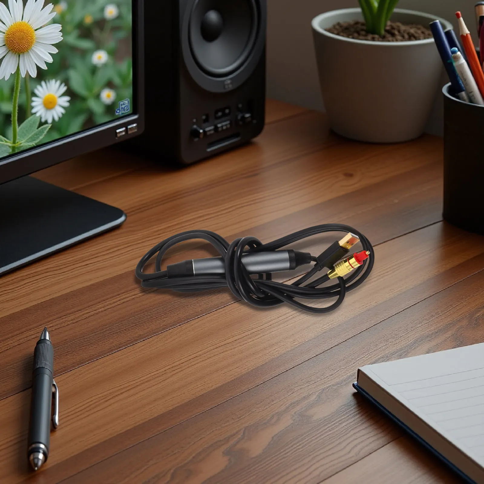 USB Optical Audio Cable Portable Fiber Optic Cord Audio Converter for TV Soundbar Theater Speaker