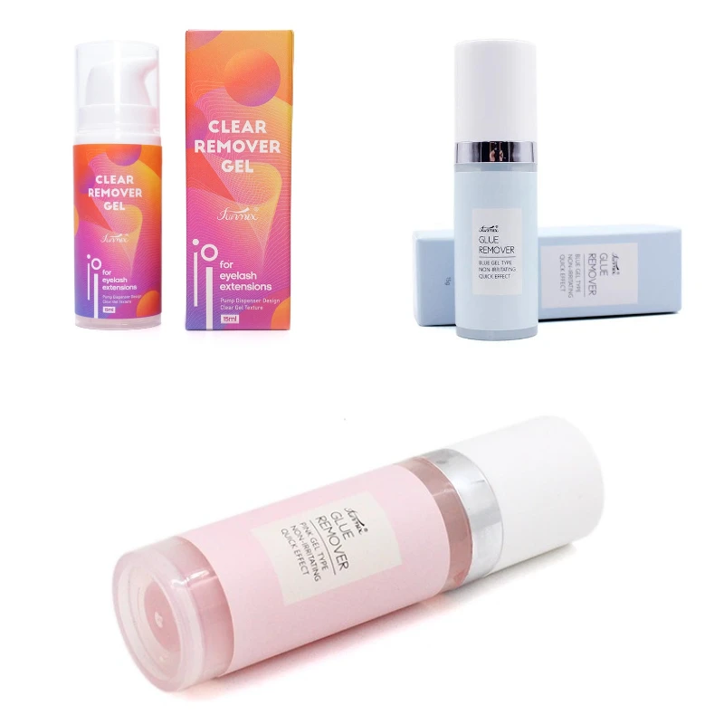 펀믹스 15ml 속눈썹 연장 글루 리무버 젤 래쉬 접착제 디본더 속눈썹 본드 지우개 메이크업 리무버 도구