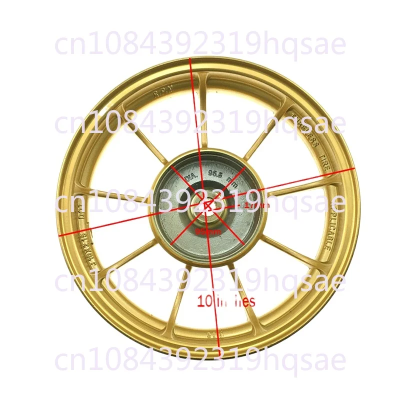 Applicable To DIO Wheel Hub AF18 AF24 AF27 AF28 AF52 AF54 AF56 ZX34 9 Spoke Drum Brake Rim RPM Wheel Assembly