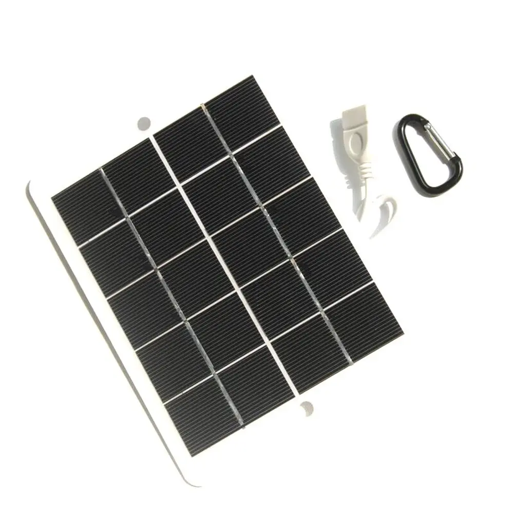 Phone Solar Charger USB Solar Panel Power Bank Charging Generator For 6W 5V For Solar Garden Lighting Systems Small Home Lighti