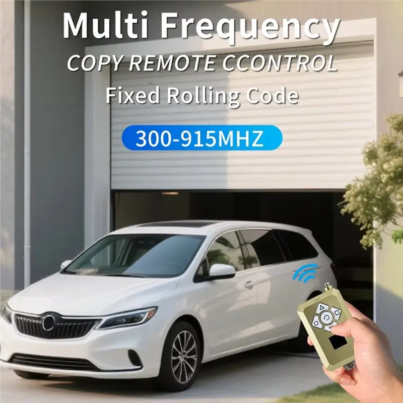 【BRILLIANT 】 copie de Clone multi-fréquence 8 canaux télécommande porte de Garage duplicateur d'accès 315/433/868/915Mhz rechargeable