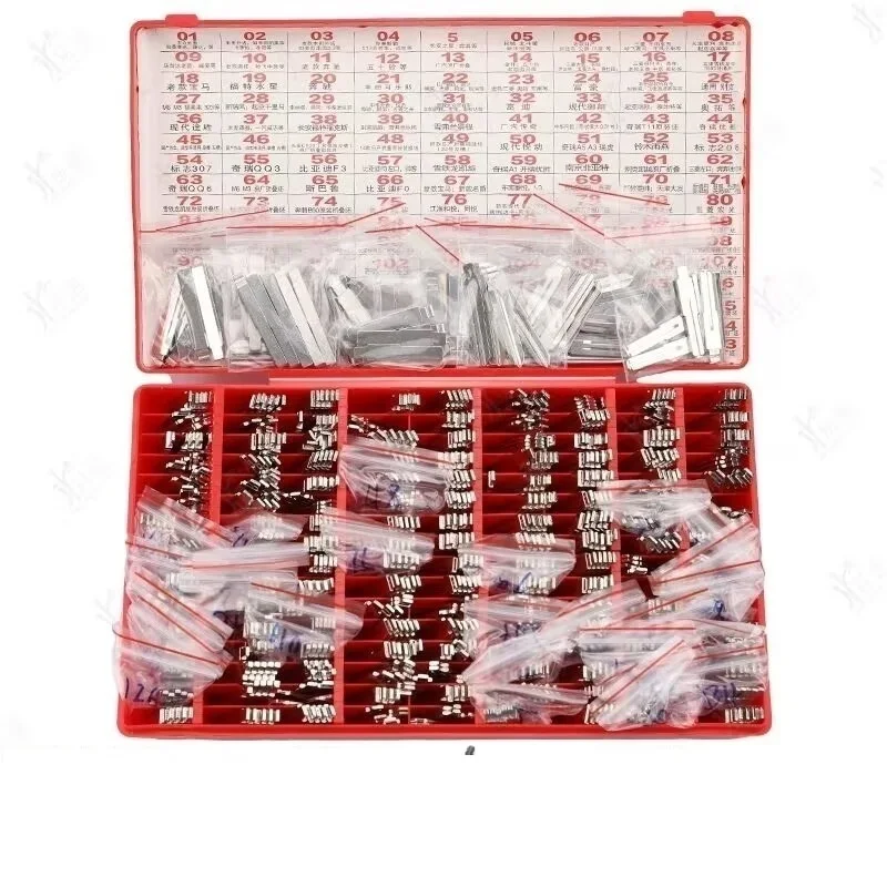 

130 Types x 5pcs Regular Full Cars Folding key blade Remote Key Blade Original Slot