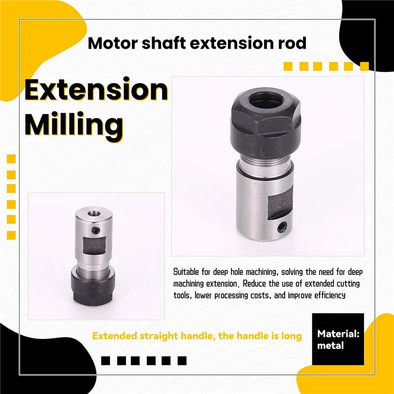 PORK-홀더 스트레이트 생크 척 도구 35Mm CNC 금속 가공 확장 밀링 C16-ER11-35L 너트 교체