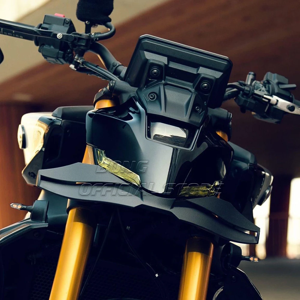Für YAMAHA MT-09/SP GP WING DOWNFORCE NAKED FRONTAL SPOILERS MT09 GEN 4 2024 2025 Frontspoiler Unterer Spoiler Untere Lippe – Detail 19