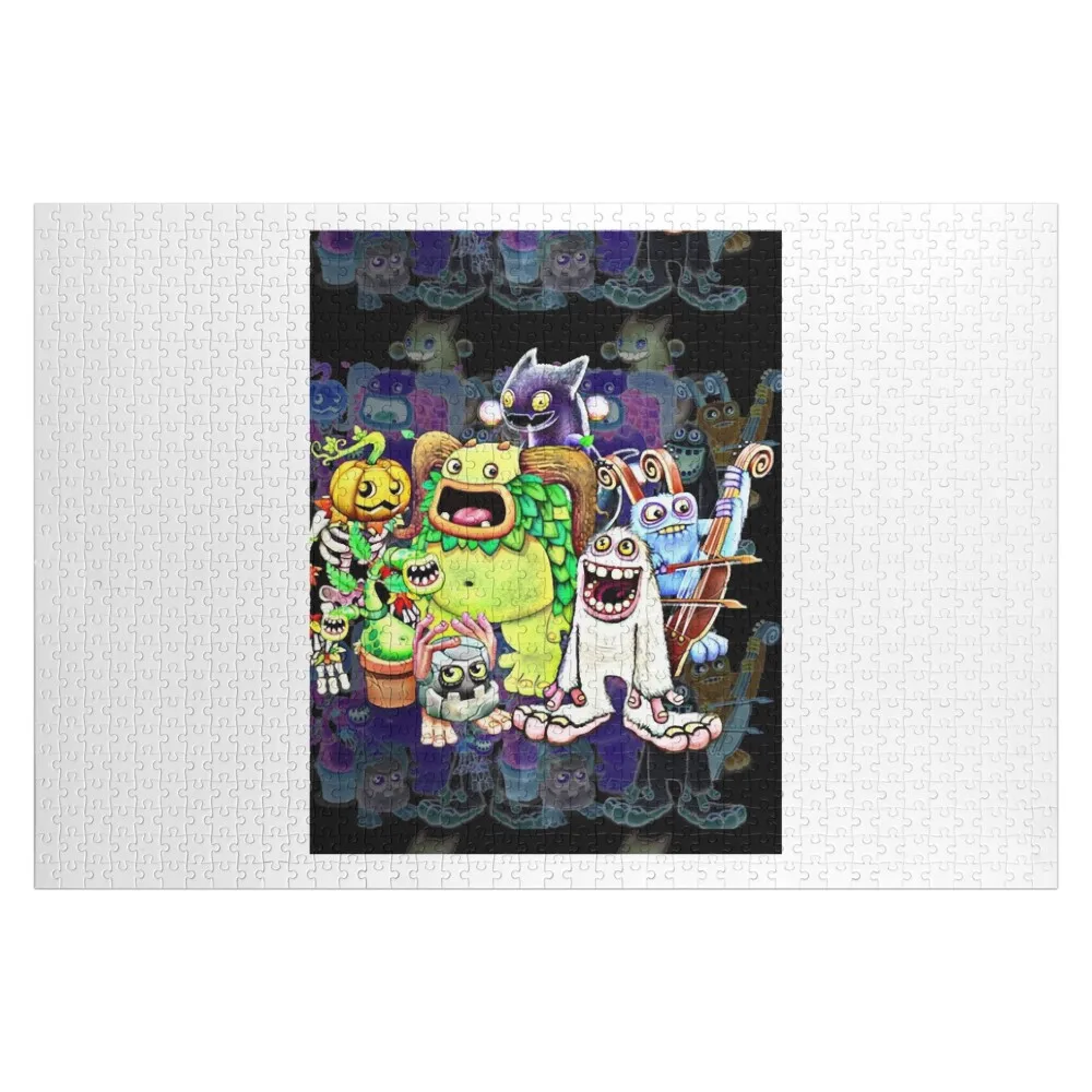 My Singing Monsters character Potbelly Graphic Jigsaw Puzzle Custom Name Child Toy Wood Adults Puzzle