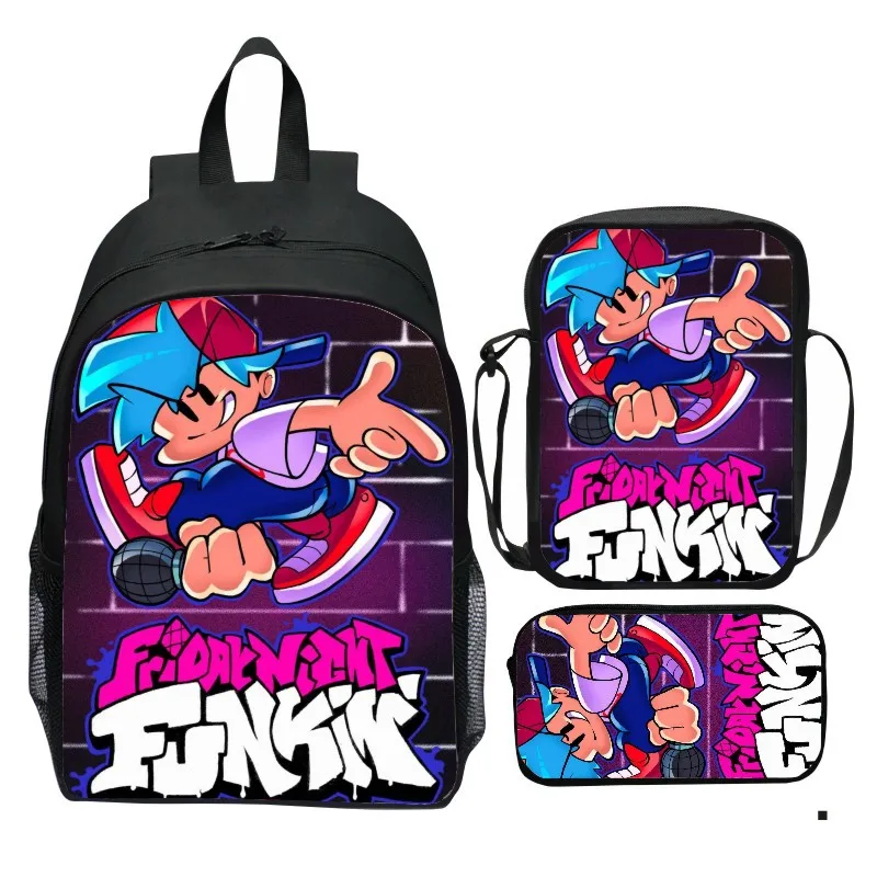 Ensemble de sac à dos Friday Night of Fun avec pack trois pièces