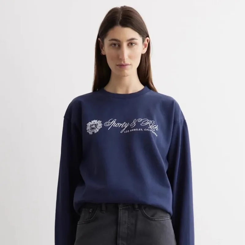 LISM women's winter clothes y2k hoodies sweatshirt 2025 Sporty Letters Printing Vintage Style Sweatshirts Women 90's Jumpers