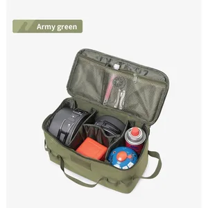 Outdoor Camping Gás Tanque Saco De Armazenamento, Grande Capacidade Ground Nail Tool Bag, Canister Piquenique Panelas, Utensílios Kit 8 principais vendas bolsa aquário - №1