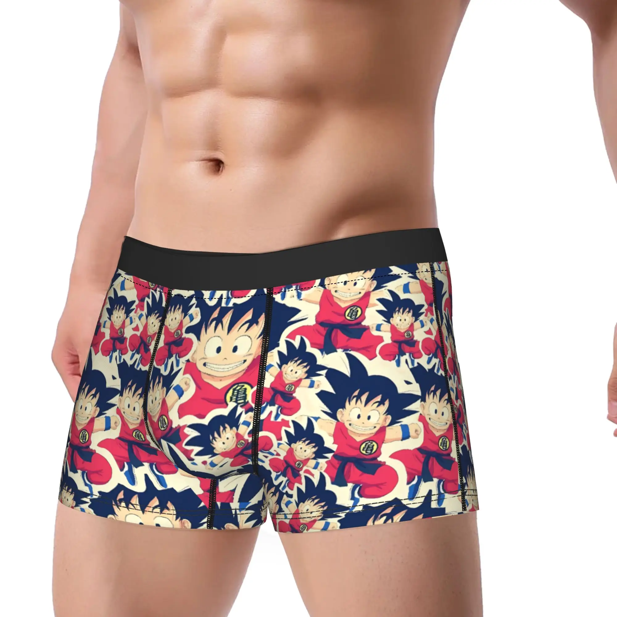 Allover Print D-Dragon B-Ball Underwear  Pattern Trunk Trenky Men Panties Breathable Shorts Briefs Gift Idea
