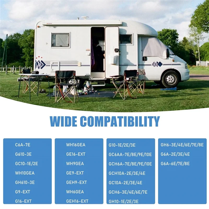 Zestaw części zamiennych A08I do Atwood, do podgrzewacza wody Dometic 3 w 1 Premium RV - pasuje do modeli G6A-2E/3E/4E/6E/7E/8E, GC6A-7E