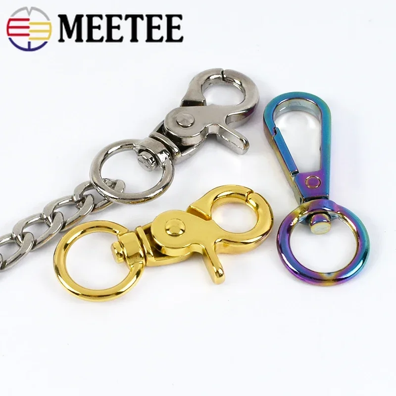 5/10/20Pcs13mm Metal Buckles Lobster Clasp Swivel Trigger Snap Hook Strap Chain Connection Buckle Dog Collar Carabiner Accessory