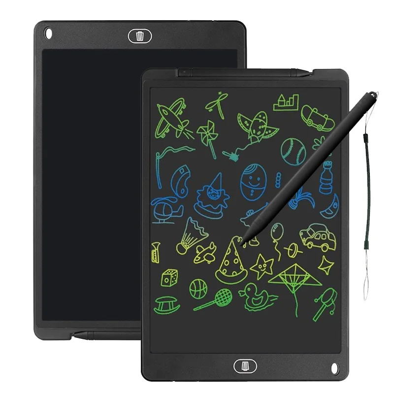 12 inch LCD Drawing Writing Tablet For Kids Erasable Learning Handwriting Pad Children's Drawing Board Etch Sketch Doodle Board