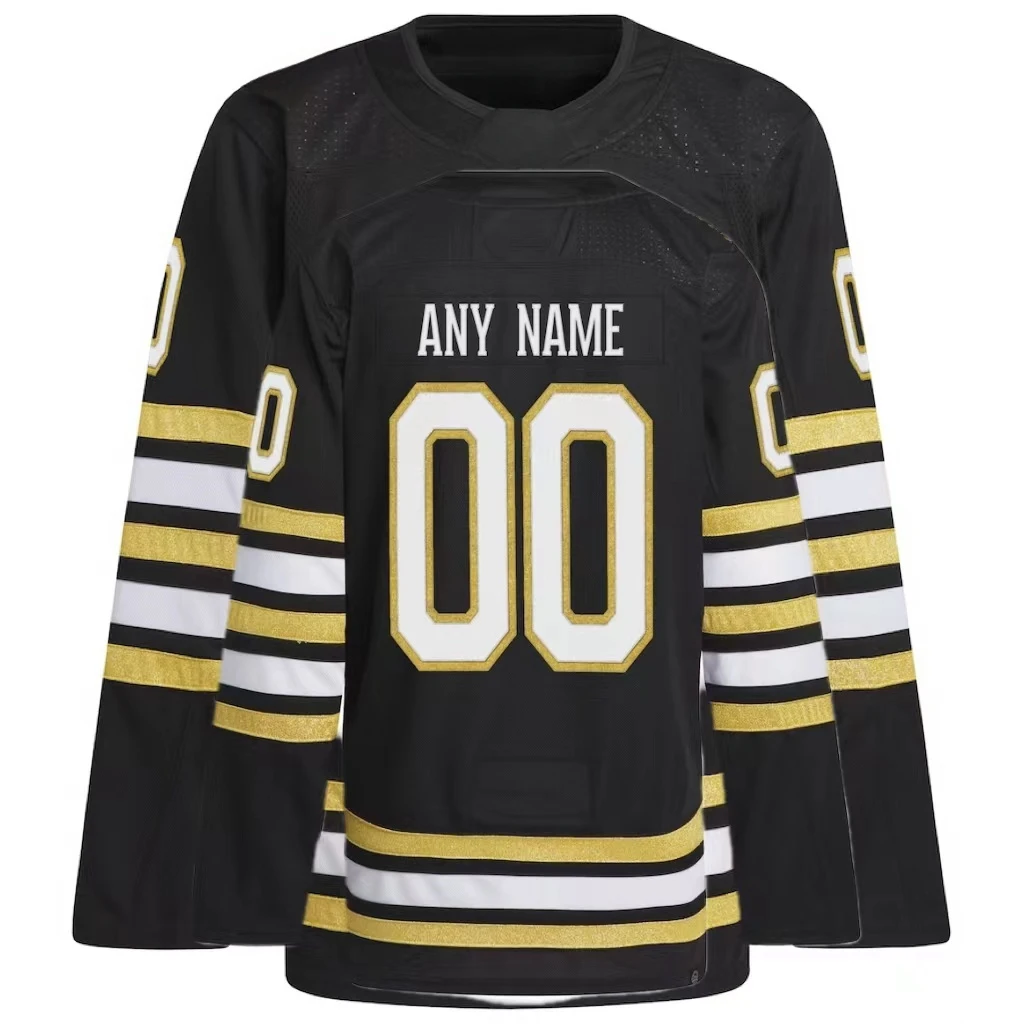 

Wholesale Embroidery Boston Hockey Jersey Men Women Youth Ice Hockey Uniform