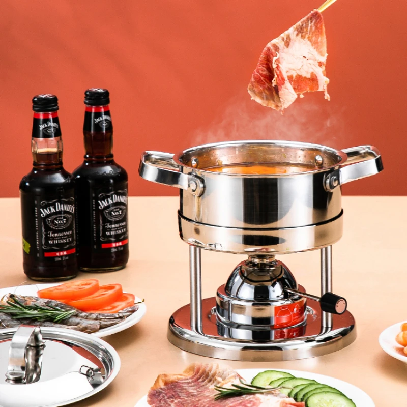 

Household soup pot is the same as that of a single alcohol stove in Switzerland