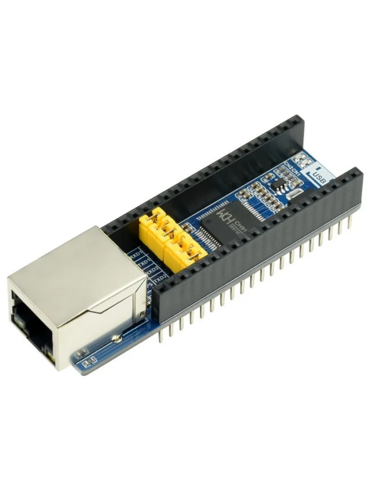 Ethernet To UART Converter For Raspberry Pi Pico, 10/100M Ethernet, Enabling Network Communication Through UART