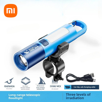 Xiaomi Outdoor Flashlight Portable Strong Lights Variable Focus with Floodlight Side Lights Long Range USB Rechargeable LED Lamp