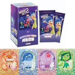 Genuine New Inside Out Cards Growth Diary Movie AnimeRoles Anger SEC Flash Cards Disney Series Collection Cards Kids Toy Gift