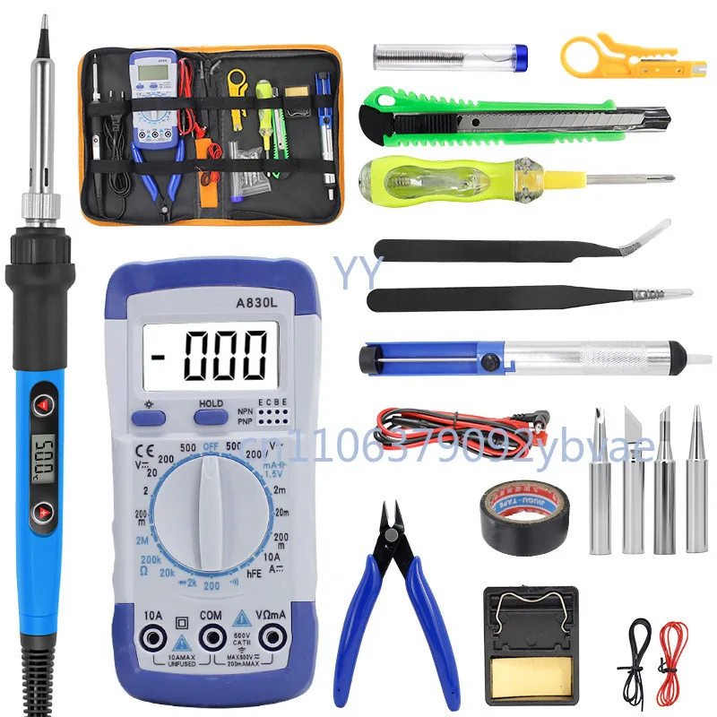 

Temperature Adjustable Digital Display Electric Soldering Iron Constant Temperature Household Welding Tool Multifunctional
