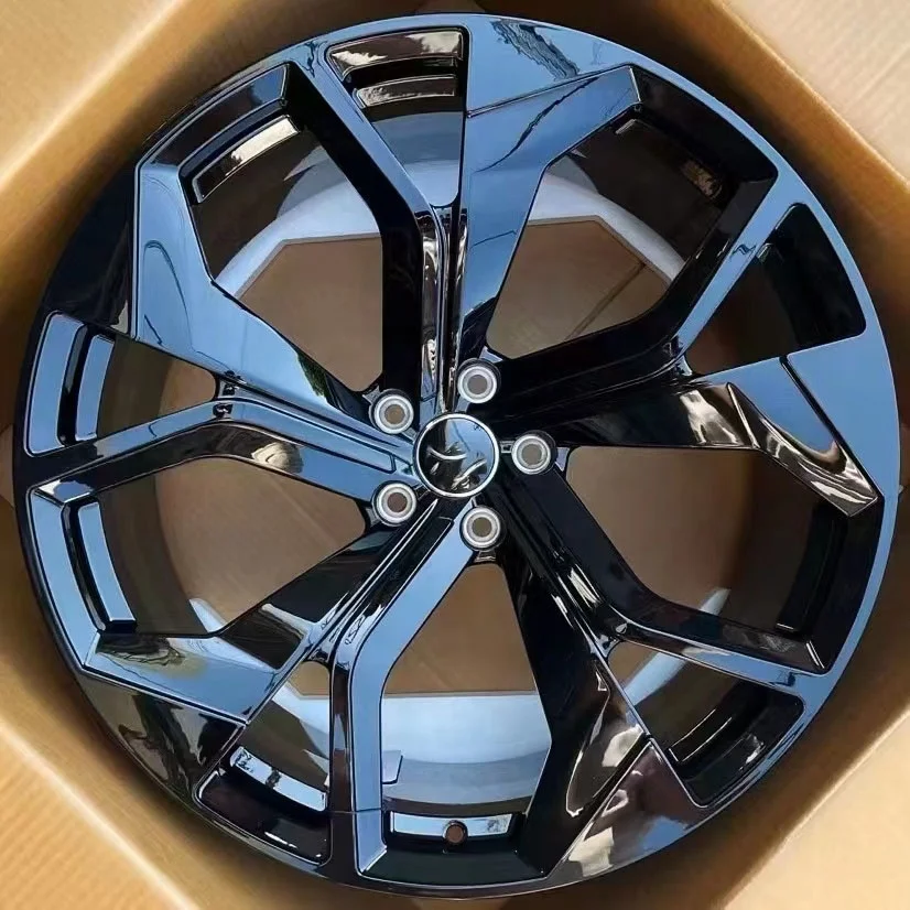 Vendita calda Concavo Progettato Cerchione 21 pollici 22 pollici 23 pollici 5X112 Sport Gloss Nero Ruota In Lega Per Audi RS Q8 2015-2024 Anno Auto