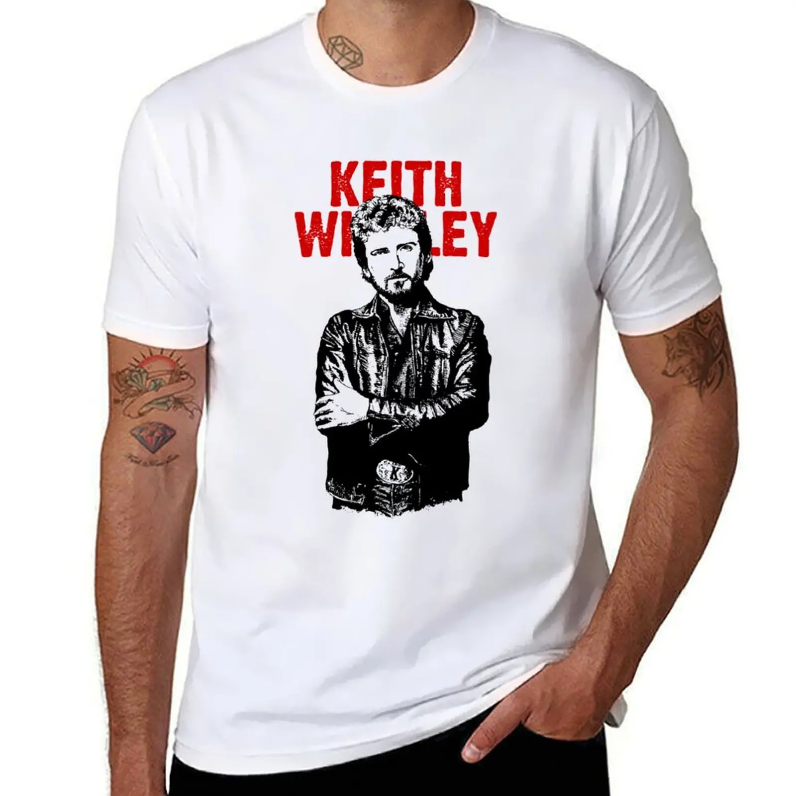 

KEITH WHITLEY T-Shirt t shirts for man graphic vintage anime t shirts oversize