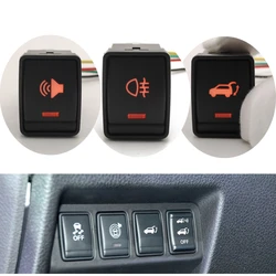 Car BSM Fog Light Horn Fan Trunk Tailgate Fuel Tank Push Button Switch for Nissan X-Trail T32 2014-2020 Qashqai J11 2015