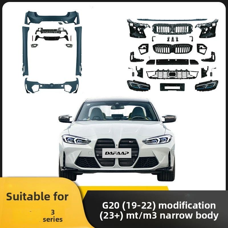 Top quality Applicable 3DepartmentG20Early Stage（2019-2022）M3Narrow body front and rear bumper modification accessories