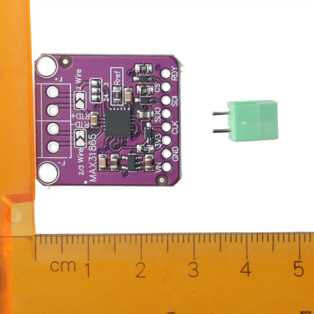 Sensor de termopar de temperatura RTD de 3,3 V/5V MAX31865 PT100-PT1000 módulo amplificador de Sensor de temperatura para Arduino DIY