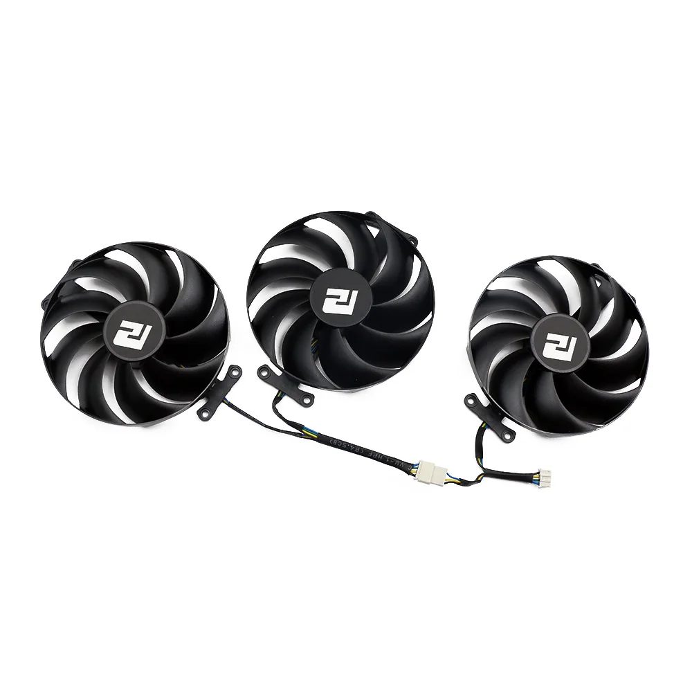 T129215BU RX7700XT 7800XT Fan For PowerColor Radeon RX 7700 7800 XT 12GB Red Devil OC Graphics Card Replacement Fan