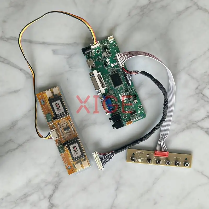 

Плата контроллера экрана, совместимая с M190Z1 M210W1 CLAA201WA04 CLAA220WA01, 1680x1050, 30 контактов, LVDS VGA DVI HDMI, 4-CCFL, 1680*1050, комплект