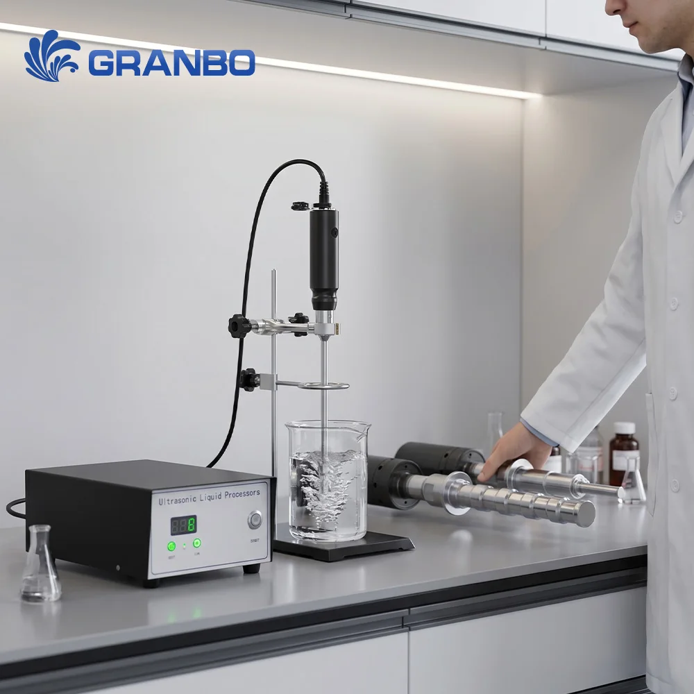 Ultrasonic Homogenizer 500W 28KHz /35KHz Lab Industrial Use Mixing, Extraction, Emulsifying Equipment with Digital Control
