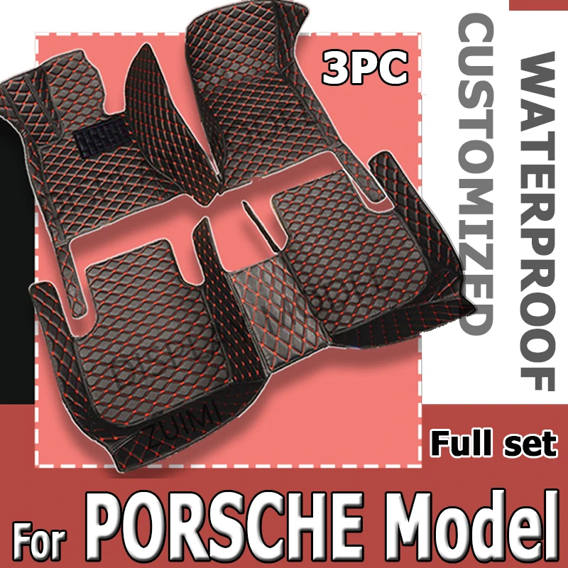 

Car Floor Mats For PORSCHE Panamera Taycan 944 firebird 718 964 CARRERA 924 550 Spyder Car Accessories