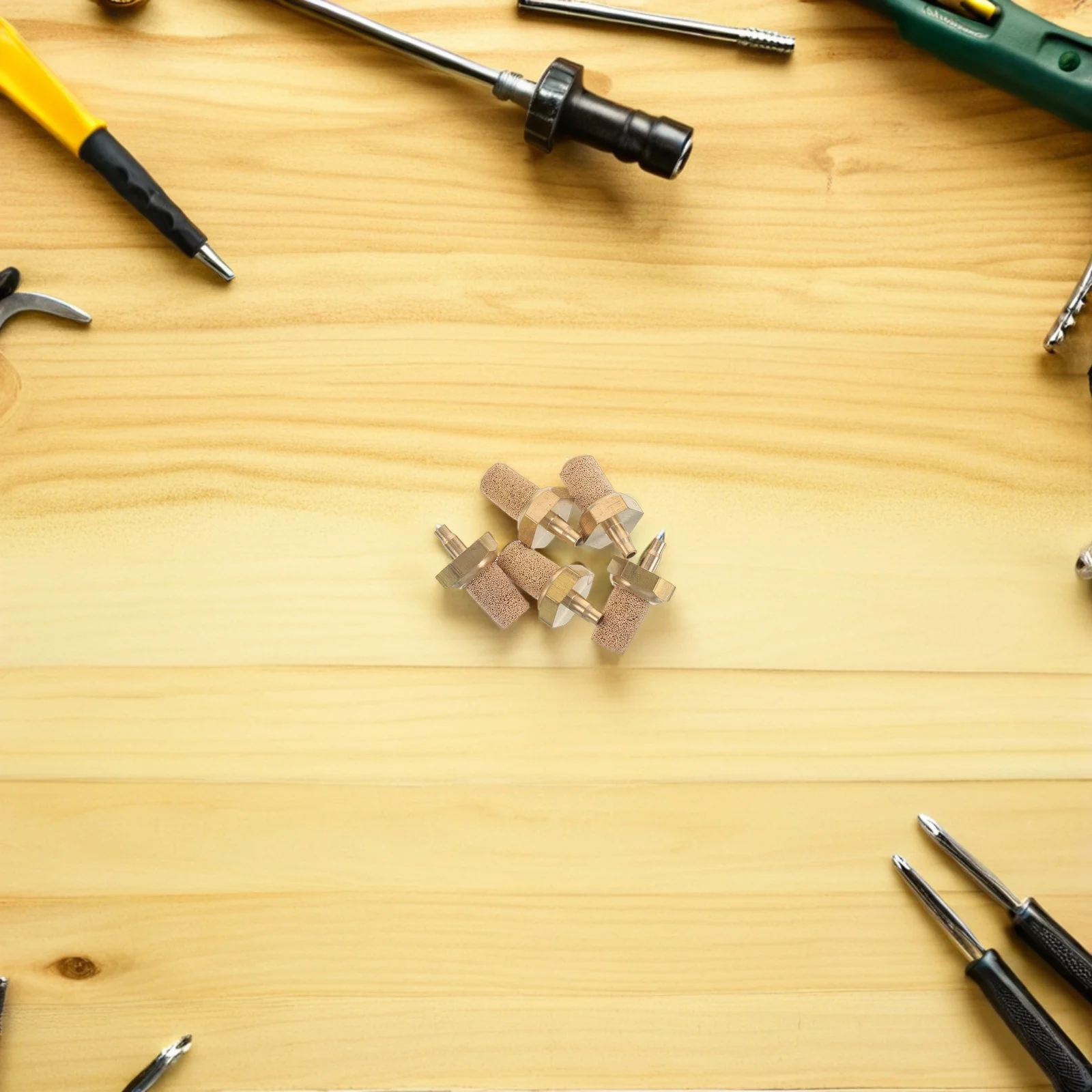 5 قطعة آلة الثلج فوهة مرشح النحاس موزع الهواء فقاعة الحجر لآلات الضباب المرحلة العالمي استبدال أجزاء آلة الرغوة #3