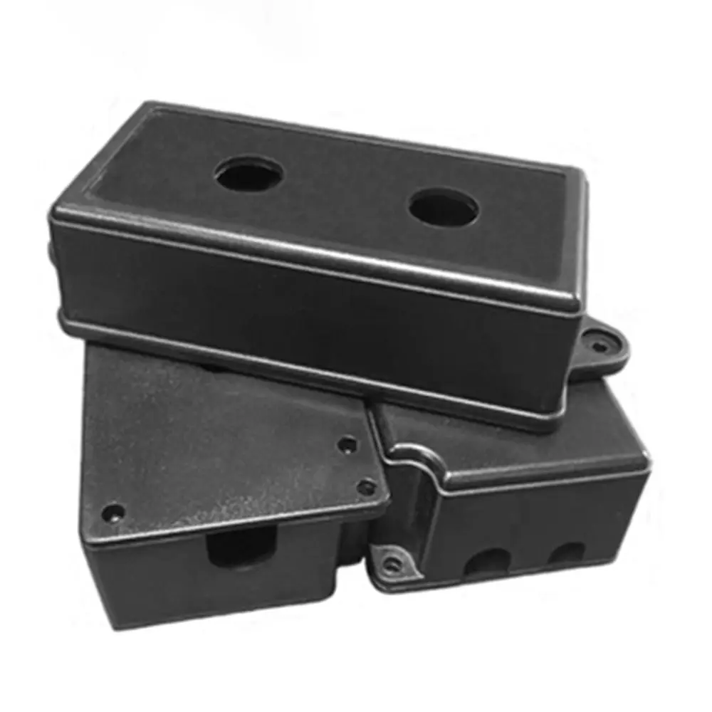 Plastic Waterproof Black DIY Housing Instrument Case Plastic Electronic Project Box Electric Supplies USB Power Junction Box