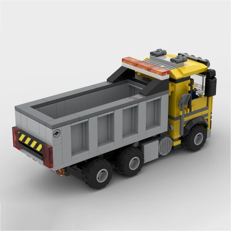 City Vehicle Series Creative Construction Tipper Building Blocks Model Bricks Display Collection Children\'s Toys Gifts 223PCS