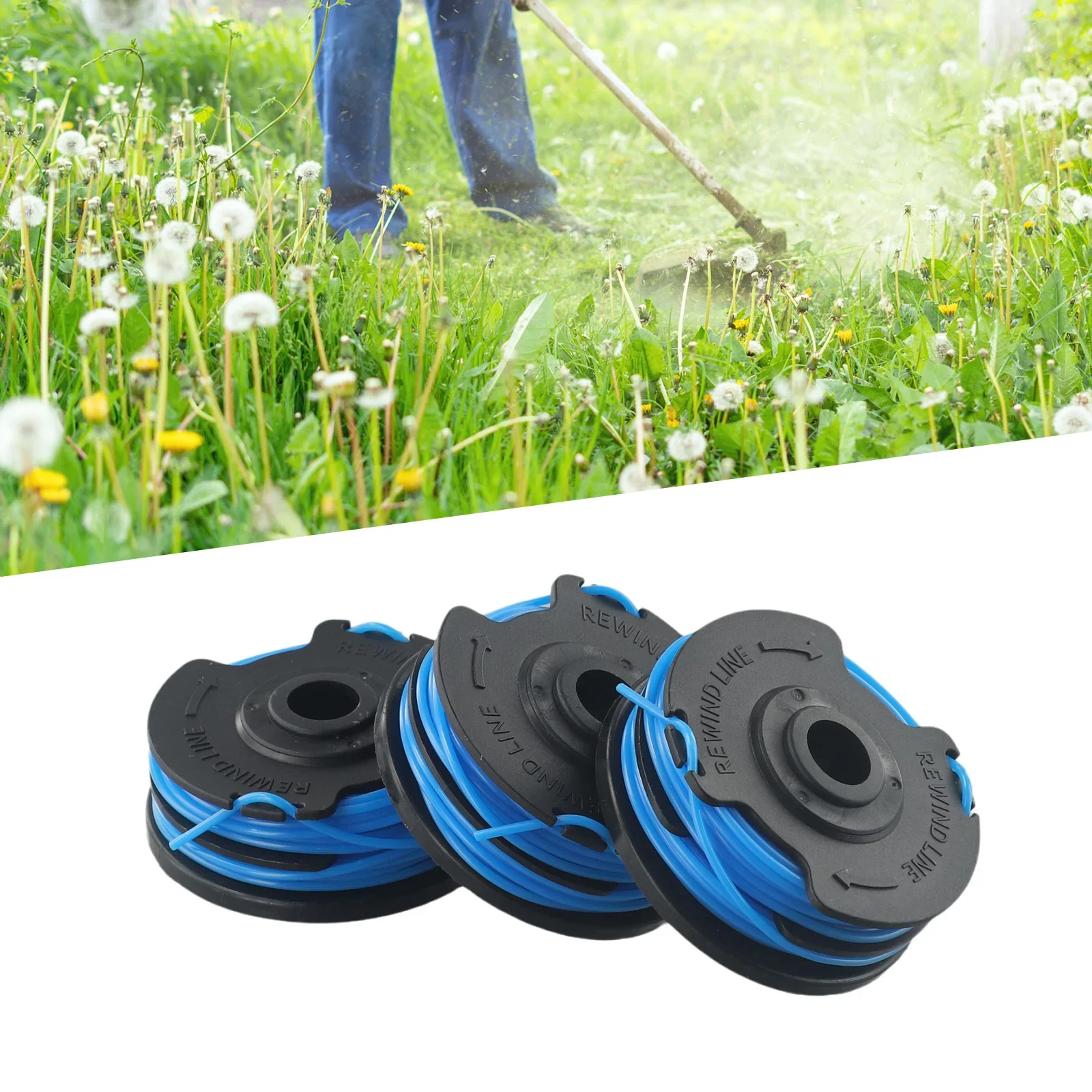 Grass Trimmer Line Spool Reliable Replacement Thread Spools For WOLF GT840 GT850 GT F10 (Bjh 2013 9306821) Pack Of 3