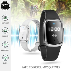 M2 Mosquito Repellent Watch Bracelet Ultrasonic Mosquito Repellent Bracelet Portable Electronic Mosquito Repellent Kids Bracelet