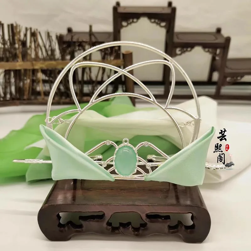 Tian Guan Ci Fu Shi Qingxuan versione donna Cosplay capelli corona fascia Fan Anime Cosplay puntelli uomo donna accessori per capelli festa