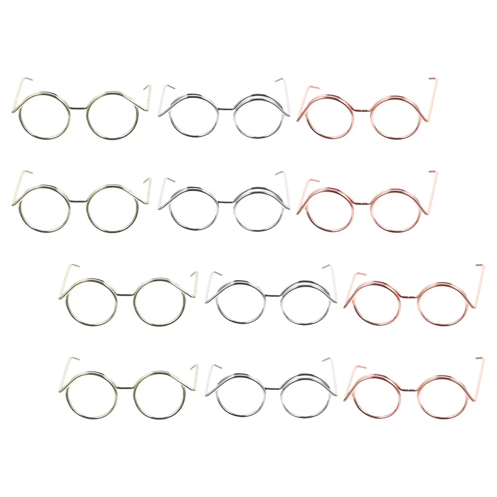 

12 Pcs Glasses Bulk Toys Dress up Props Decorate Craft Sunglasses for Dolls