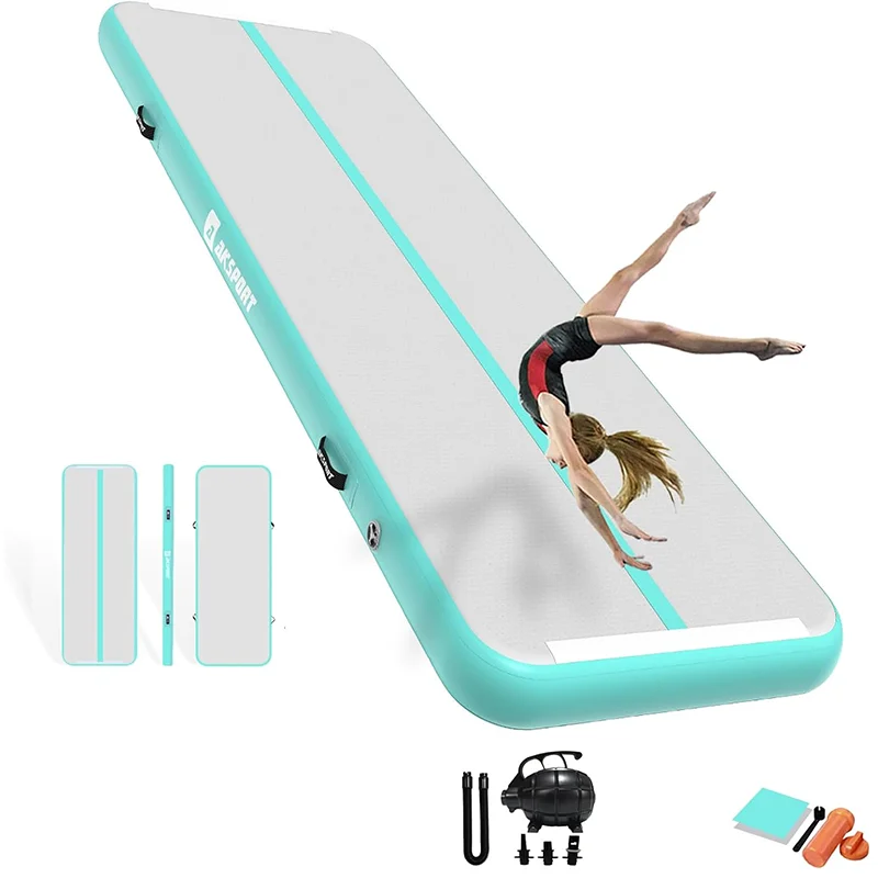 

Air Mat Tumble Track 6m,7m,8m Inflatable Gymnastics Mat Air Tumbling Mat with Air Pump for Home /Gym/Training/Cheerleading/Yoga