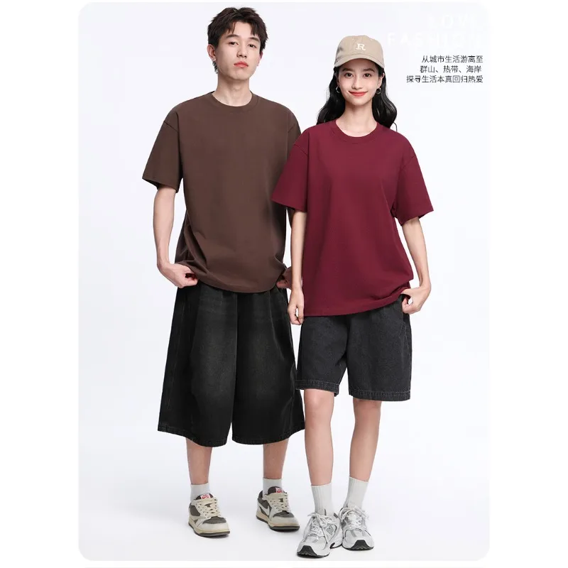 

Couple Outdoor Mountaineering Hiking Cotton Comfortable Round Neck Short Sleeve Top Fashionable Casual Trendy Versatile T-shirt