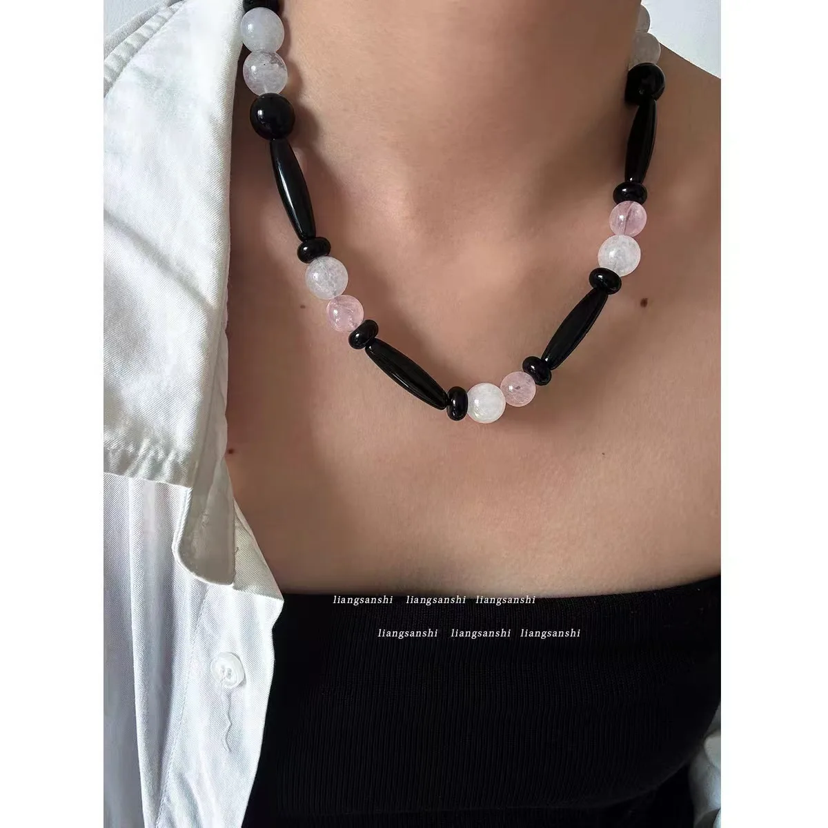 

Jenny&dave Natural Stone Gold Plated Splicing Necklace Chain Jewelry Necklace Necklaces For Women