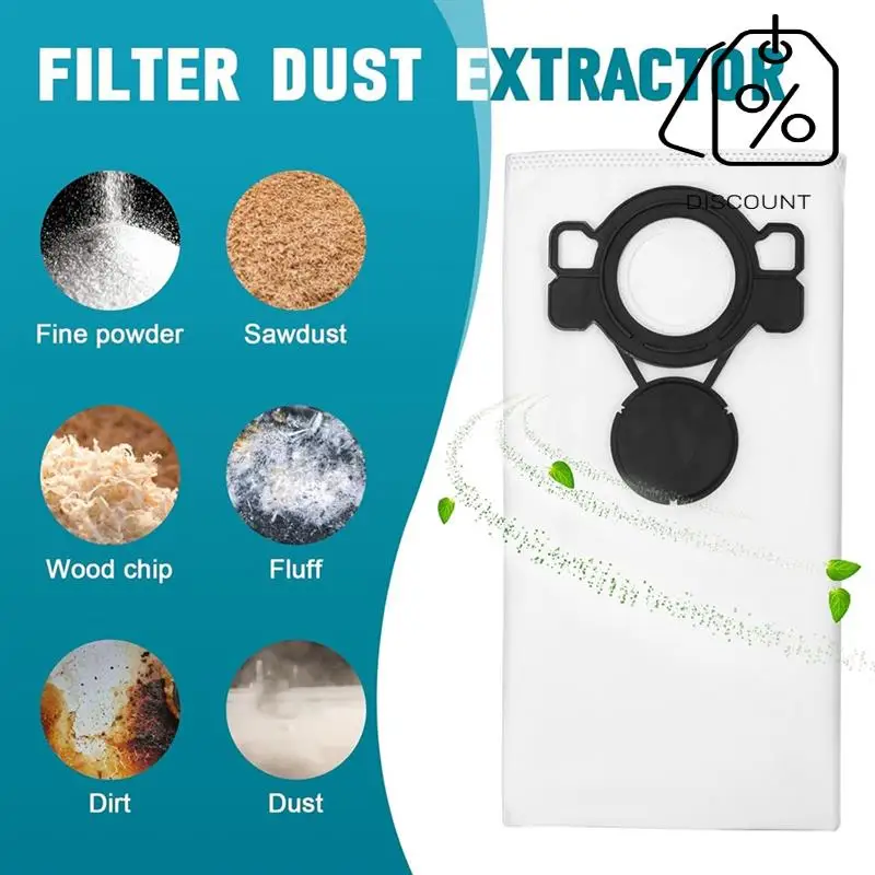 12Pcs Dust Bags Fornilfisk 107419593 ATTIX33/44,Vl200aero 20/21,Aero 25/26/31,VC2010L/VC2511 Vacuum Cleaner Parts-Y48A