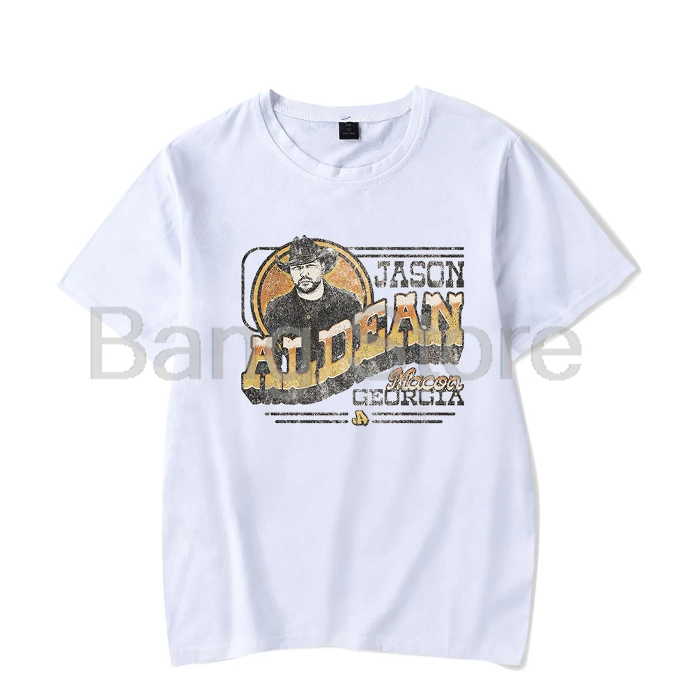 Jason Aldean Macon Georgia Short Sleeve Tee Women Men Crewneck Fashion Unisex T-shirt