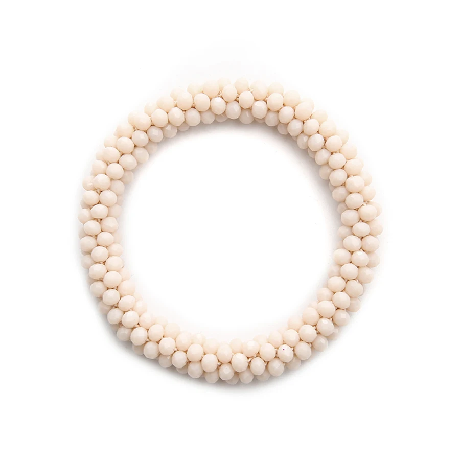 INKDEW Trendy Bead Bracelet Elastic Handmade Strand Bracelets for Women Gift Multicolor WHOLESALE Bracelets & Bangles BR001