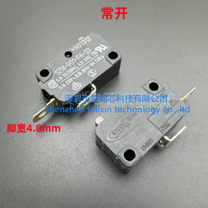 

1PCS SZM-V01-FA-33 0.1A 250V 30VDC Travel limit 2-pin normally open power supply microswitch
