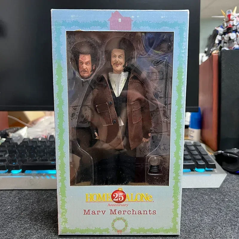 Genuine First Edition Neca Movie Home Alone Kevin Harry Malfoy Action Figure Collection Model