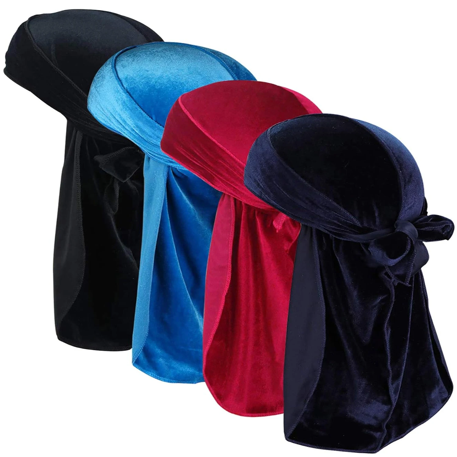 Elevate your style with luxurious opulent velvet du-rags. Stand out in sophistication and elegance with these must-have accessor